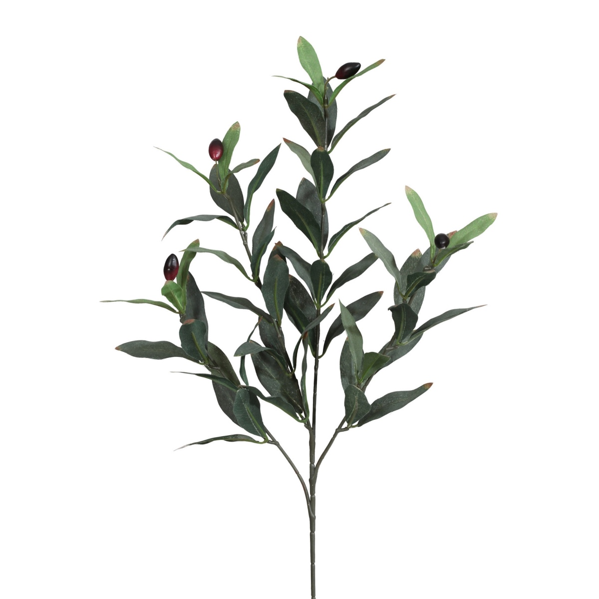 Knstlicher Olivenzweig mit Frchten 52cm