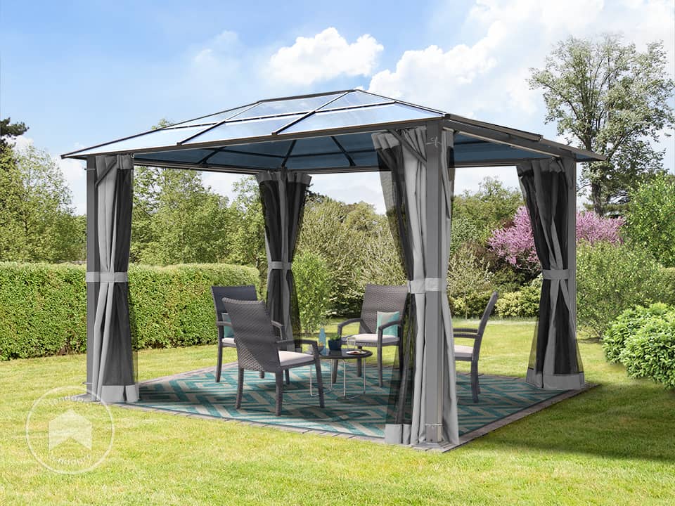 4 Picchetti Ancoraggio Per Tenda Da Giardino O Gazebo – In Metallo