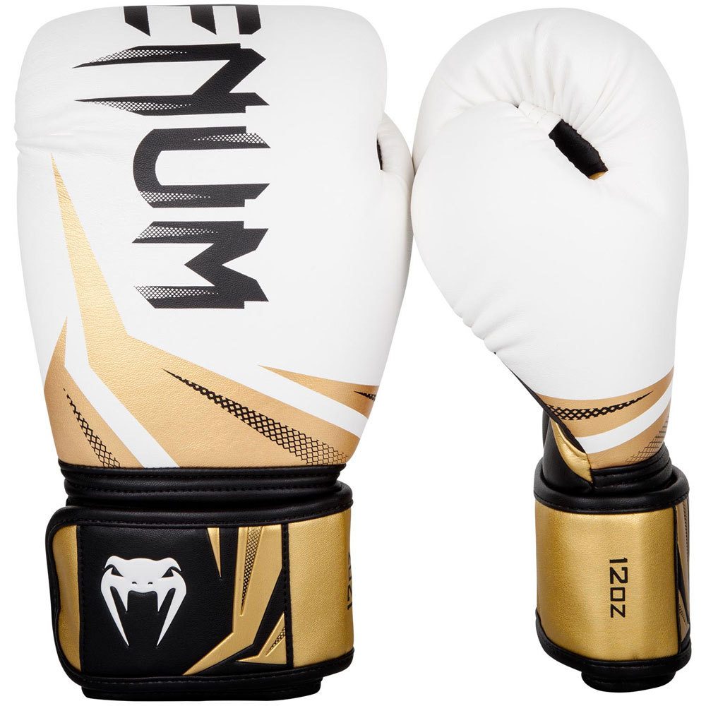 VENUM Boxing Gloves, Challenger white-gold, 10 Oz Boxing Gloves