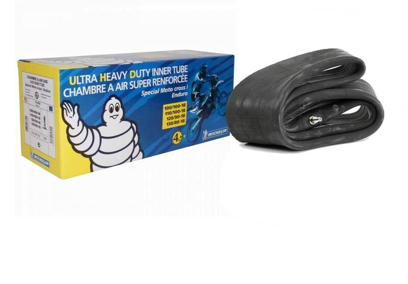 Chambre à Air Moto 21 X 2.75-3.00 - 90/90-21, 80/100-21, 90/100-21, MH90-21 Avec Valve TR4