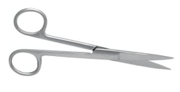 Ciseaux à Anneau Fendu Prox PX8282SB - Pointe Courbée, Taille 3-6 (11,2 Cm) - Neuf