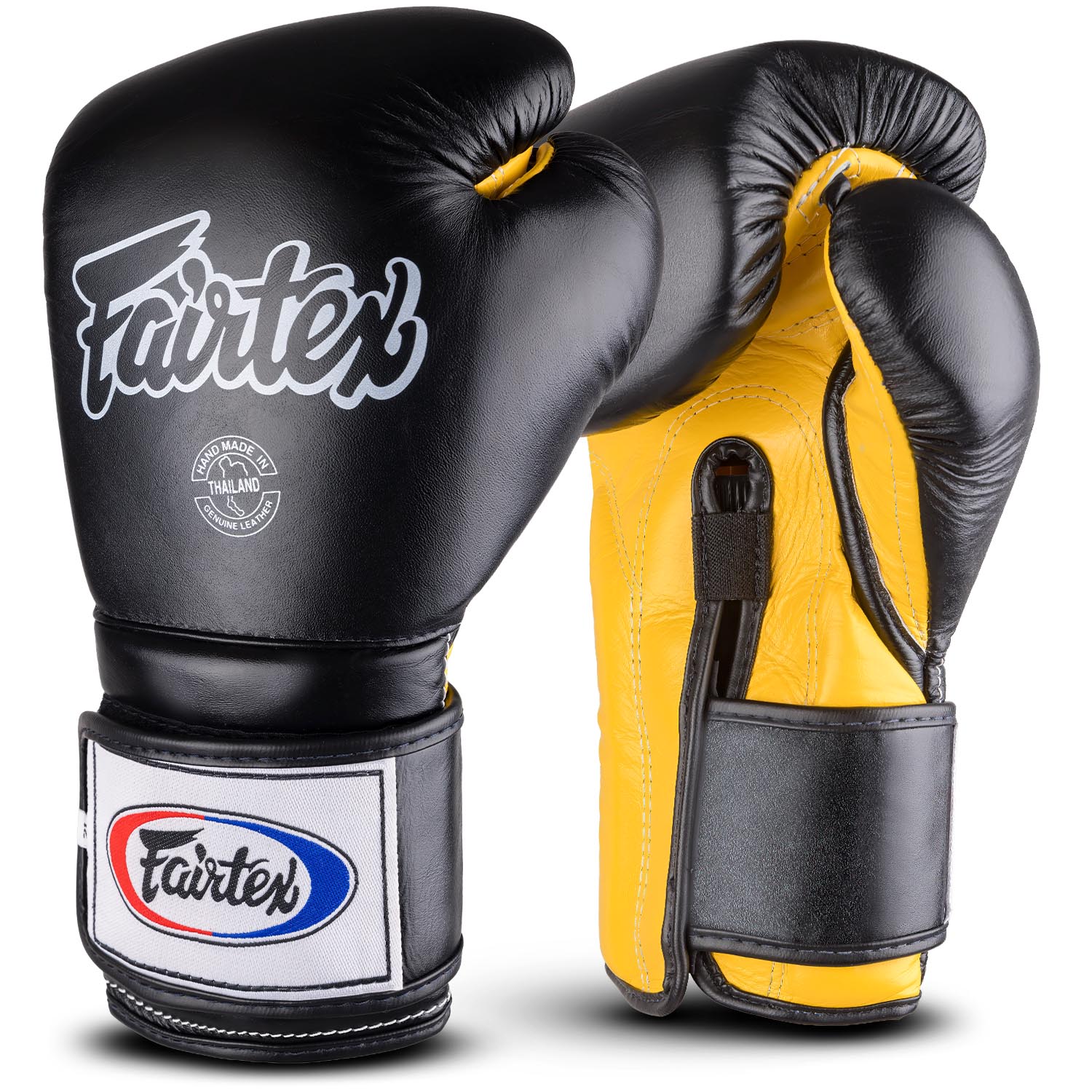 Fairtex Boxhandschuhe, BGV9, Mexican Style, schwarz-gelb, 14 Oz