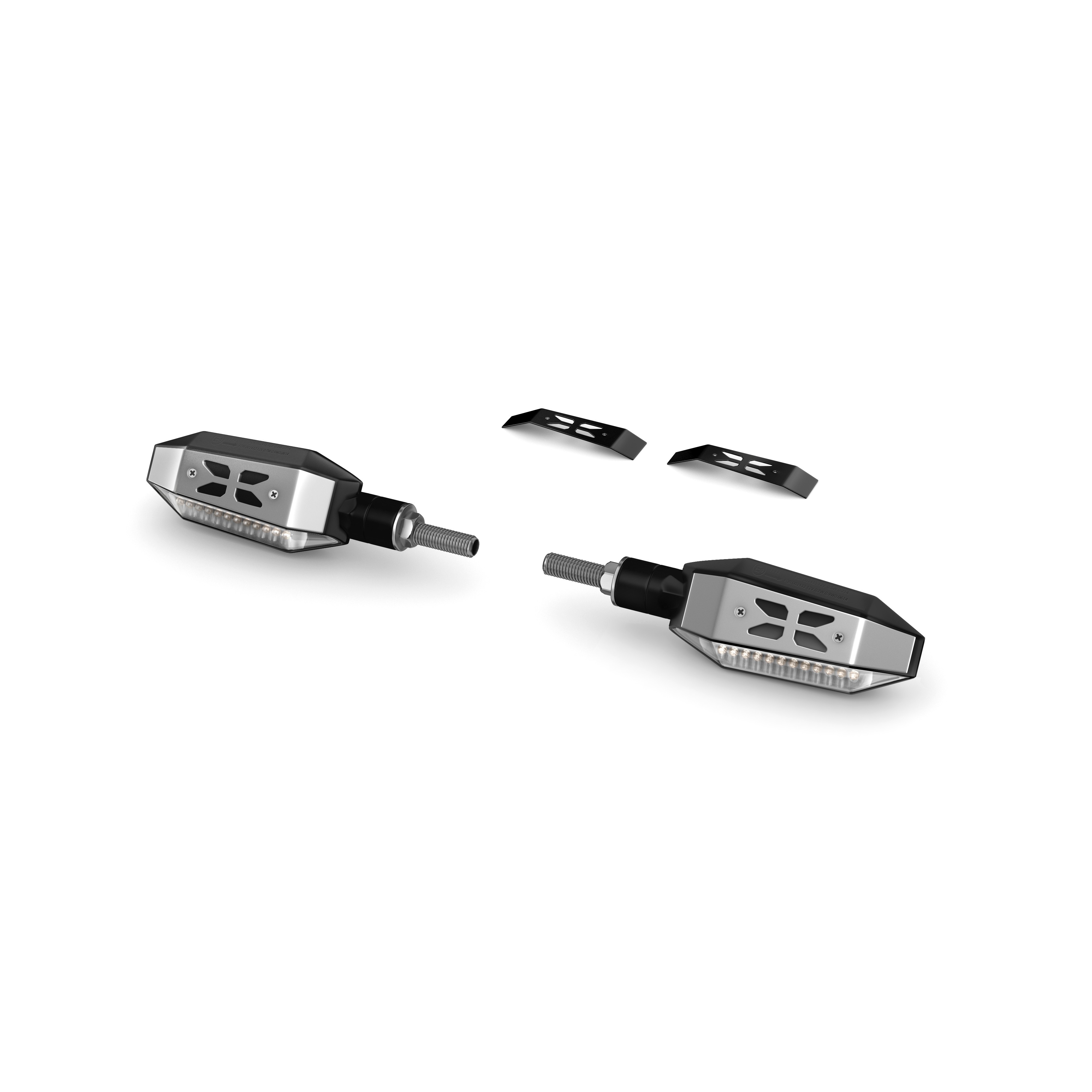 Clignotants Guidon LED Teintés Pour Yamaha MT-10, MT-03, XV 950, R TS4 - Marque Lumitecs