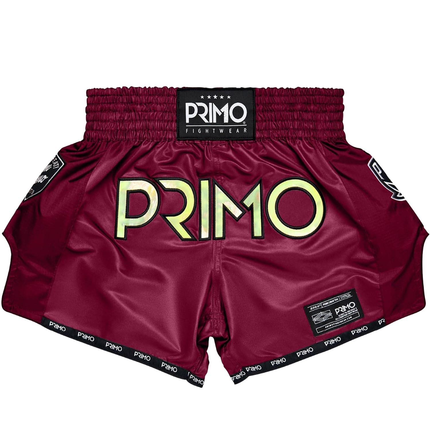 PRIMO Muay Thai Shorts, Valor, rot, XXL | Bekleidung