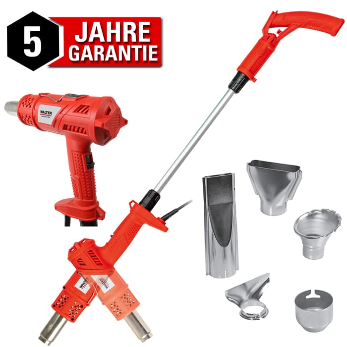 WALTER 3-in-1-Unkrautvernichter Unkrautbrenner Heiluftfn Grillanznder  2000W Lefeld Werkzeug-Onlineshop
