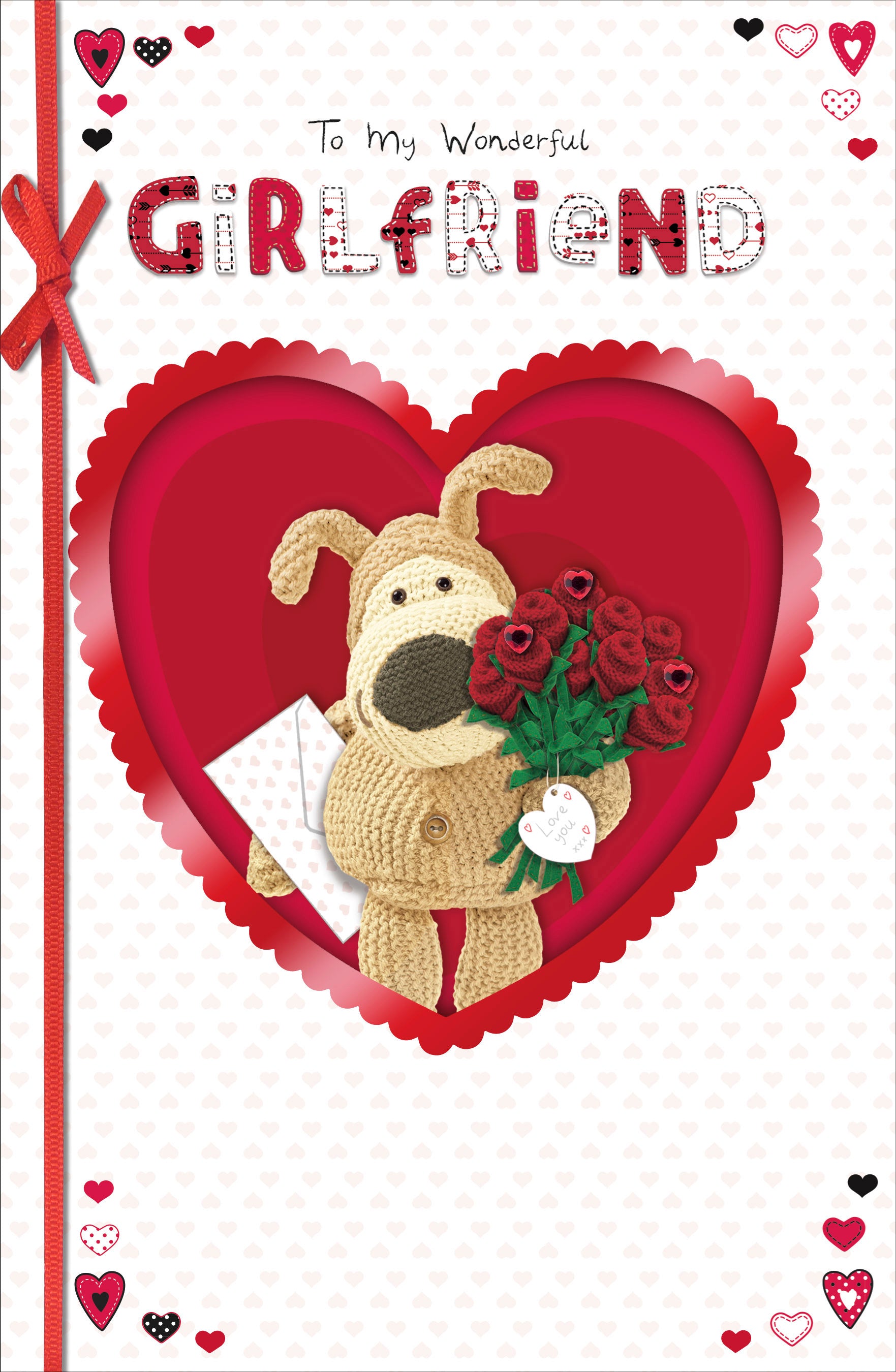 Valentines Card For Fiancée Boofle Bear For My Fiance Valentines Day Card Valentines Card Fiance For Him