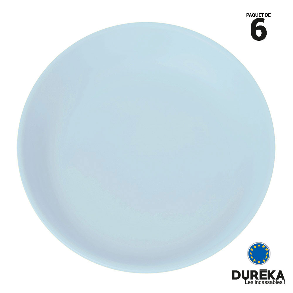 Lot De 5 Assiette Plastique Reutilisable,Passe Au Lave-Vaisselle Et Au