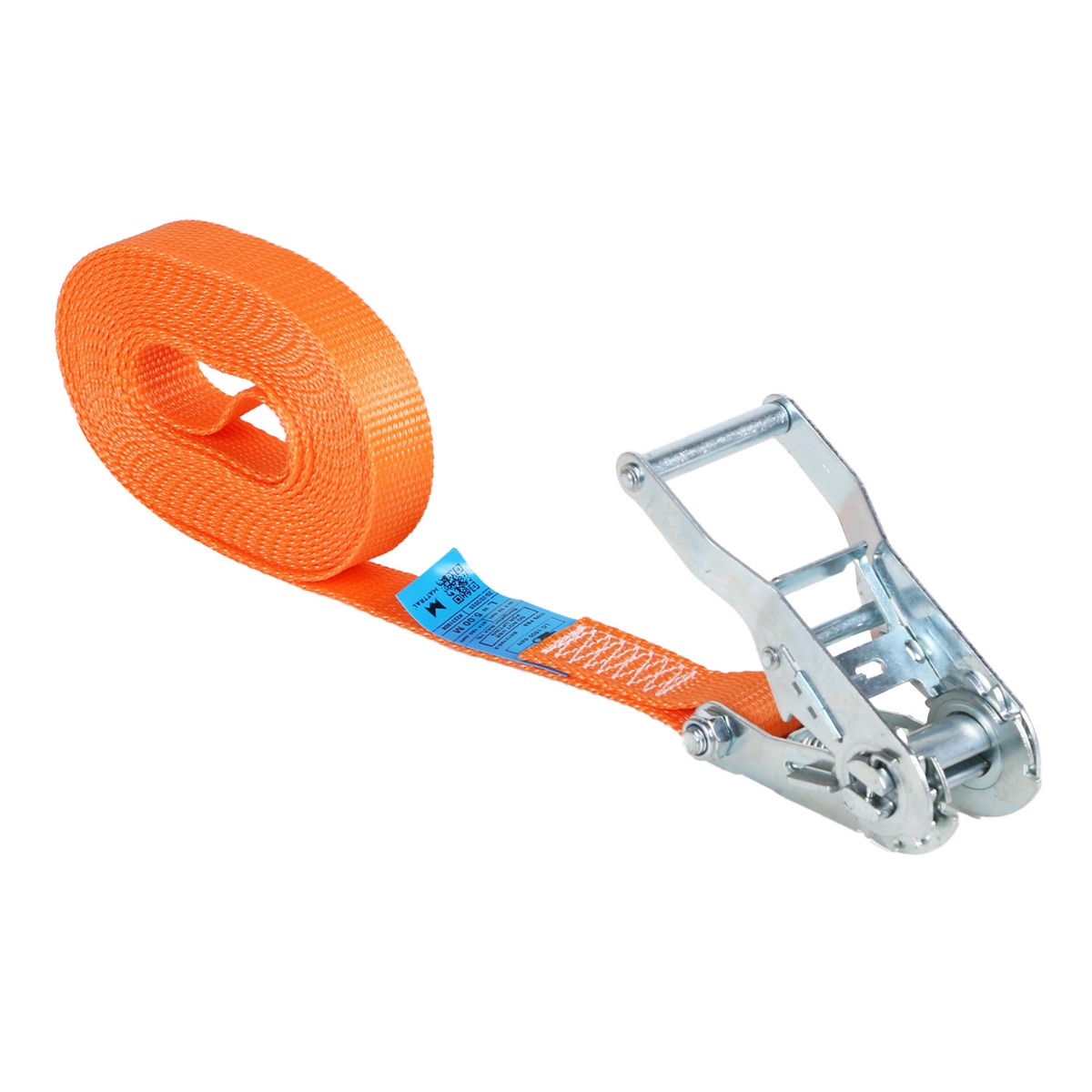 Sangle D'Arrimage à Cliquet Robuste 25mm X 25m Orange - Sangle Chargement Camion Haute Résistance