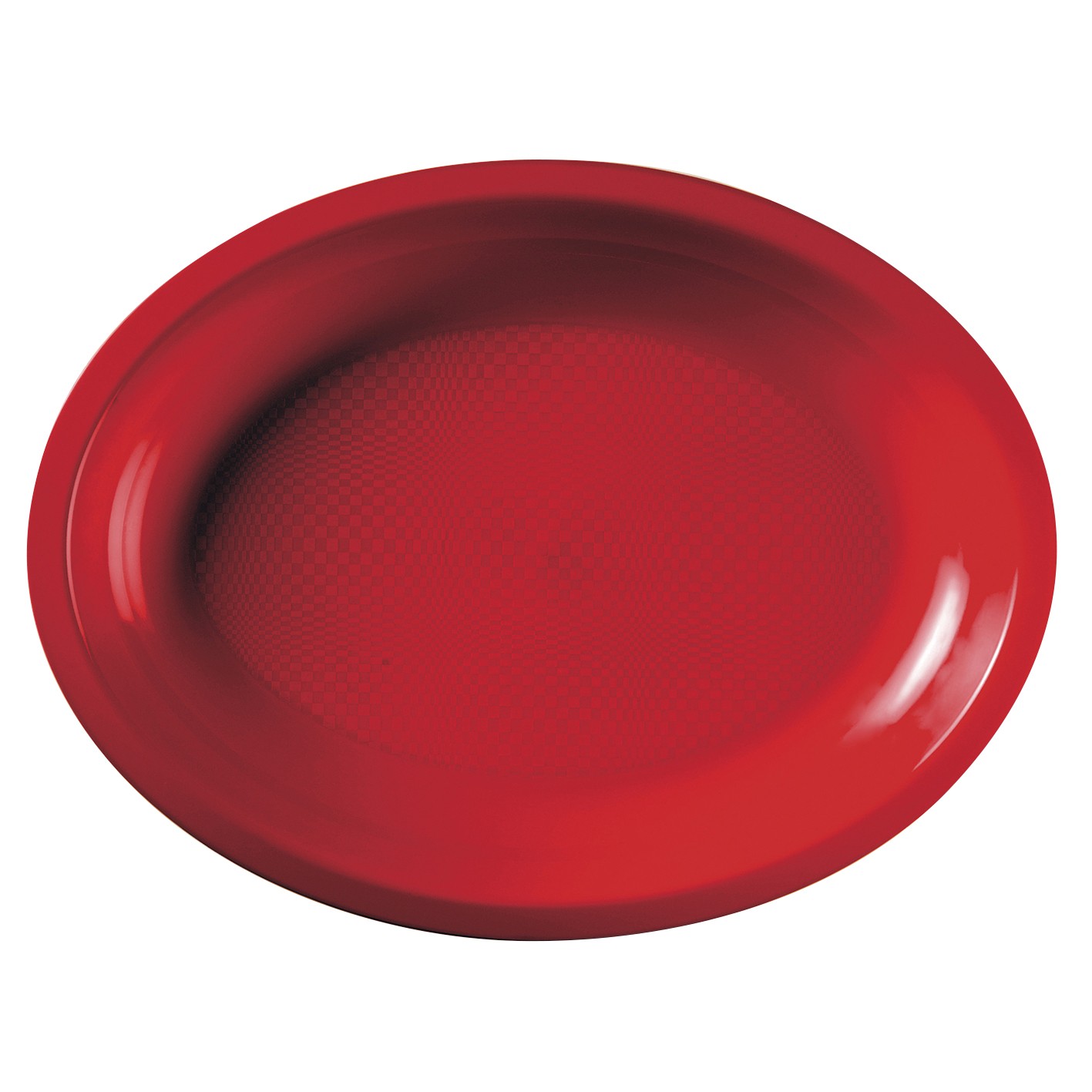 Lot De 4 Supports En Plastique Pour Assiettes En Carton Rouge Classique 26 Cm