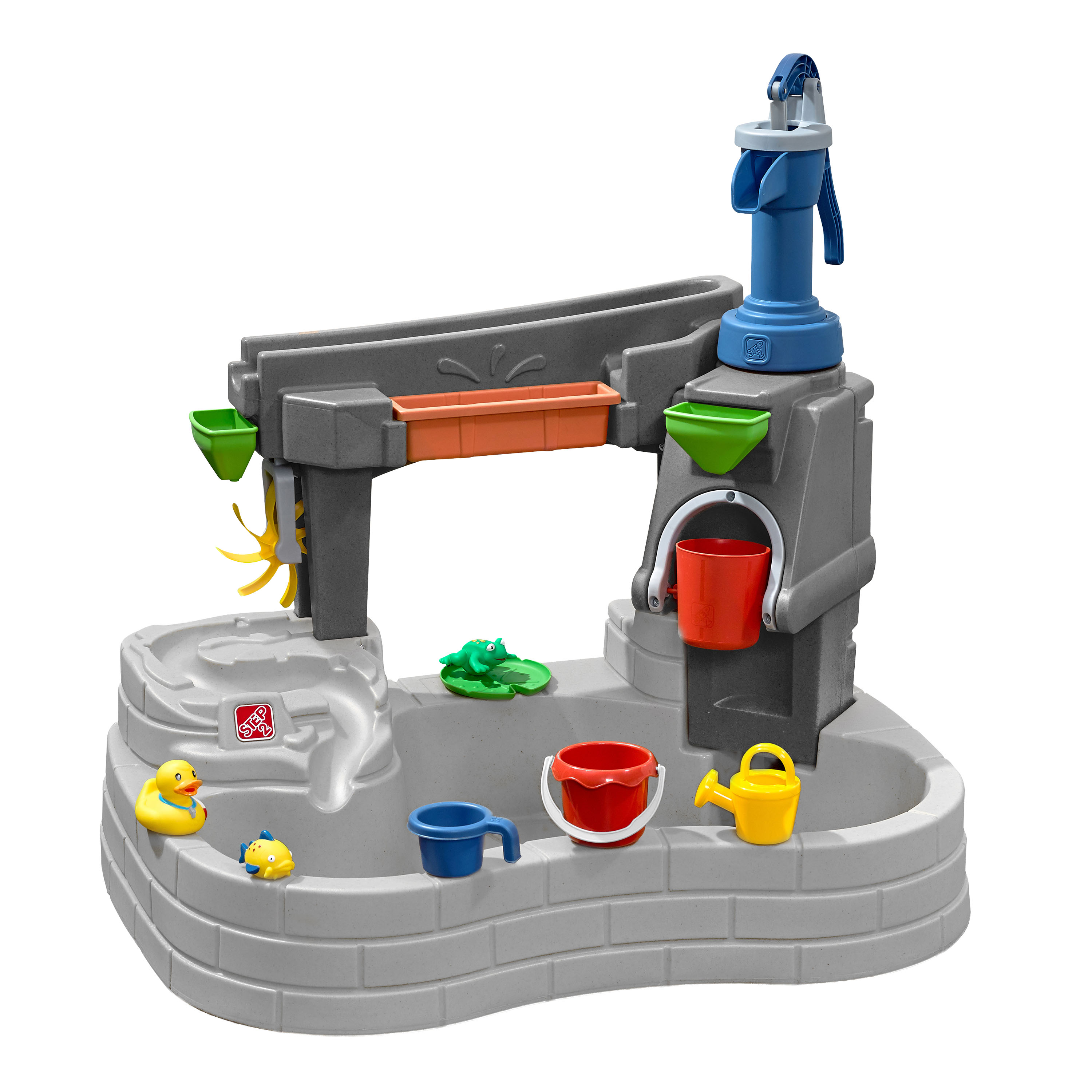 Table d'eau interactive Step2 Summer Showers Splash avec 8 Accessoires | Jouet pour le Jardin - Jeux - Jouets