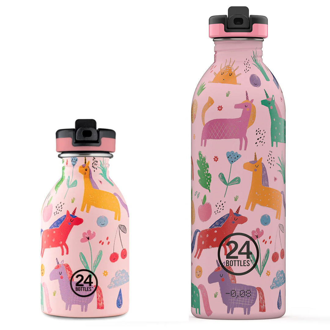 Gourde Enfant 24Bottles Magic Friends - 250ml - Acier Inoxydable - Léger Et Sans BPA