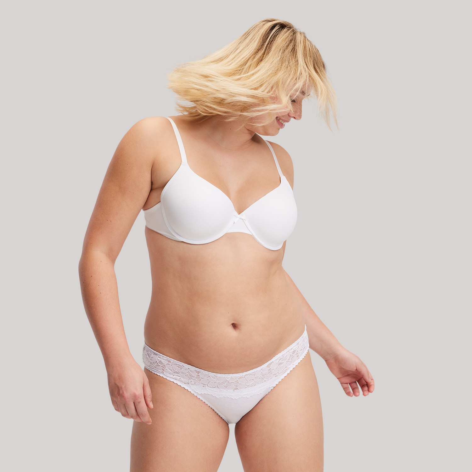 Zeeman 100 Katoenen Ondergoed Dames Maya Dames Slip 2-Pack Wit