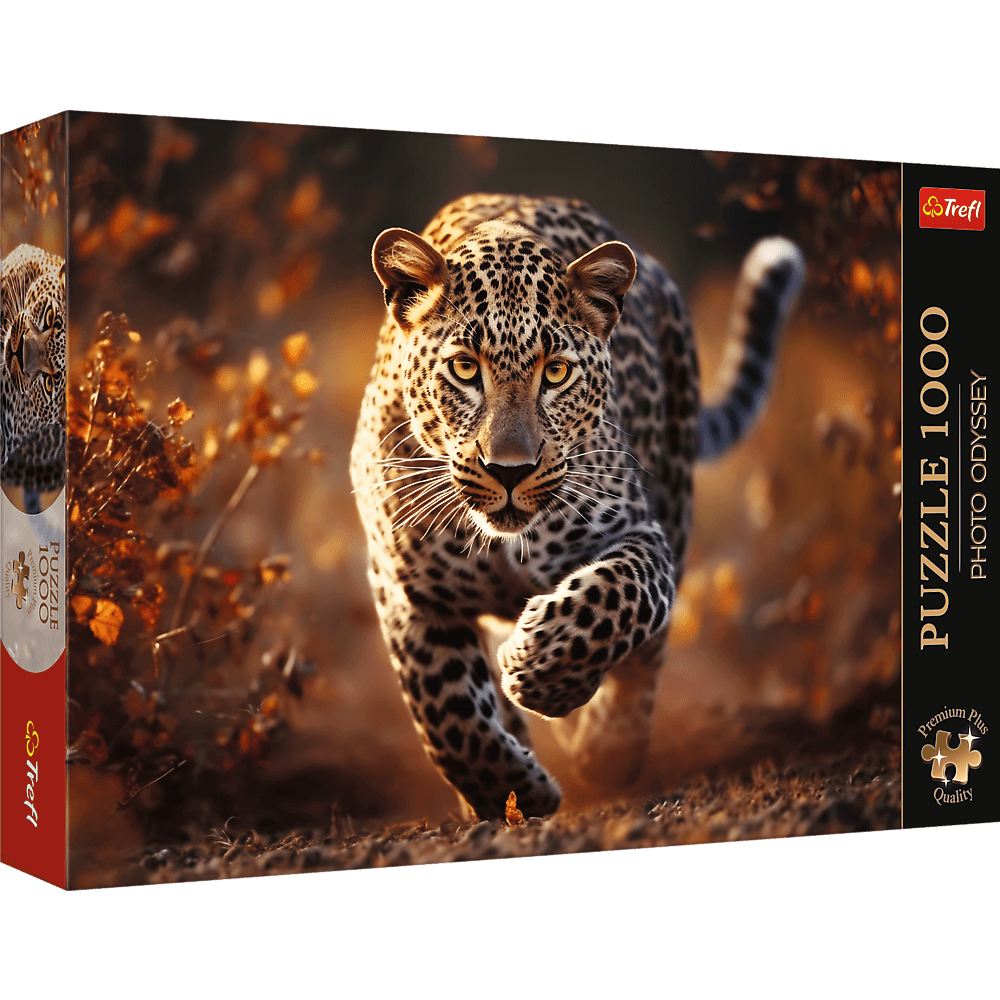 Puzzle Premium Plus Quality 1000 el. Photo Odyssey: Dziki Leopard