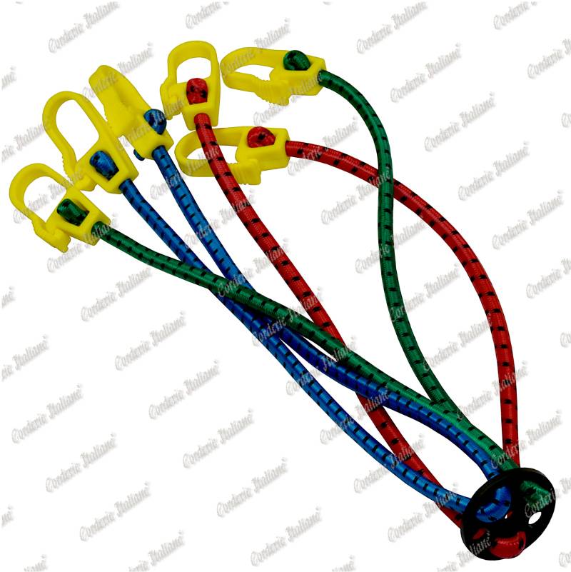 Ragno Elastico Con 6 Bracci - Corde Bungee Con Ganci Per Fissaggio - Toolzone 40cm - Foto 6