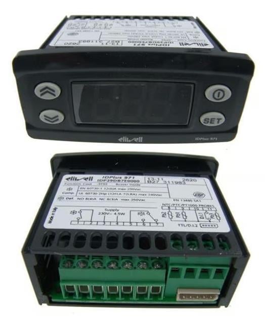 Contrôleur De Température Eliwell EW974 230V Avec Sonde NTC – Pour Régulation Chauffage/climatisation – Neuf