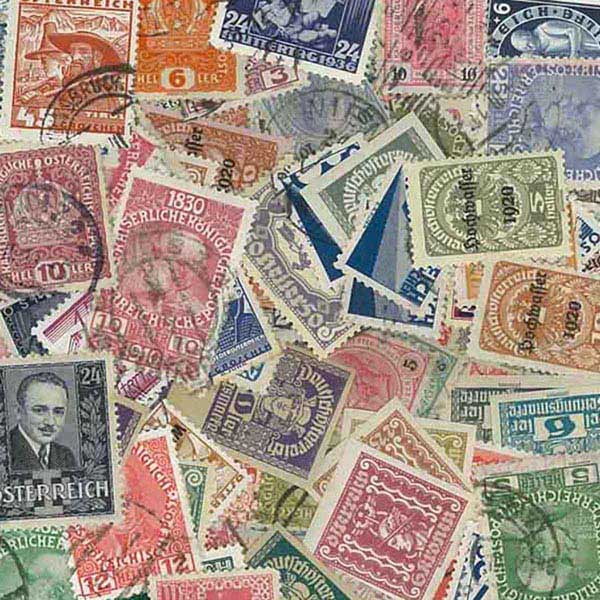 Timbres Autriche - Collection Classique Répertoriée - Lots Variés