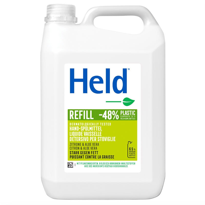 HELD Umweltfreundliches Geschirrsplmittel Zitrone &amp; Aloe Vera 5L