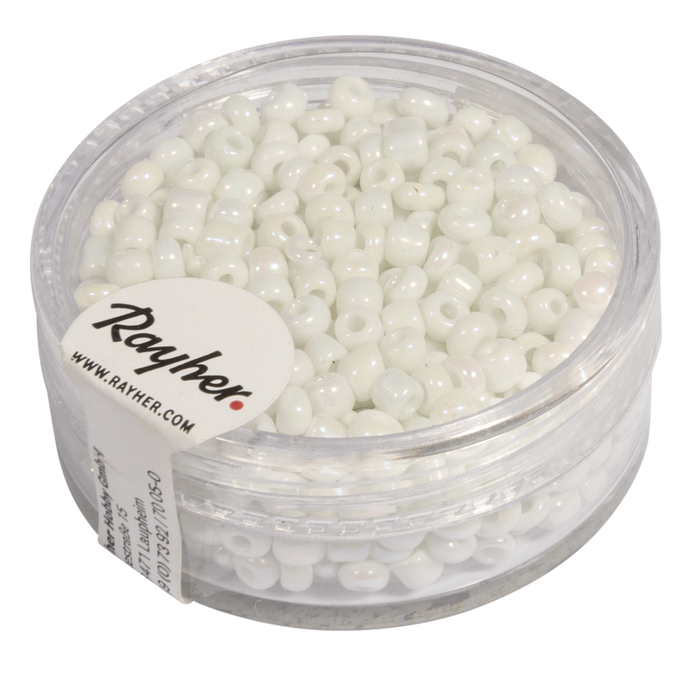 1 Dose Rocailles 2,6 Mm – Transparent Glänzend, 17 G, Grün, Für Handarbeiten & Schmuck