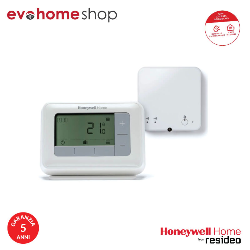 Cronotermostato T4R Wireless Honeywell Home from Resideo caldo/freddo - Main Image