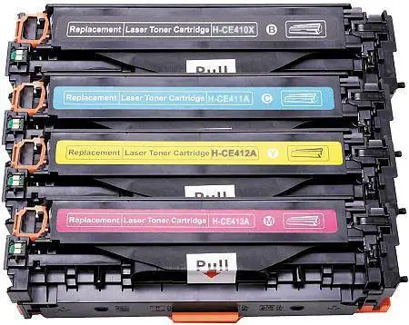 Confezione 3 Toner Originali HP 305A – Ciano, Magenta, Giallo Per LaserJet Pro M351/M451