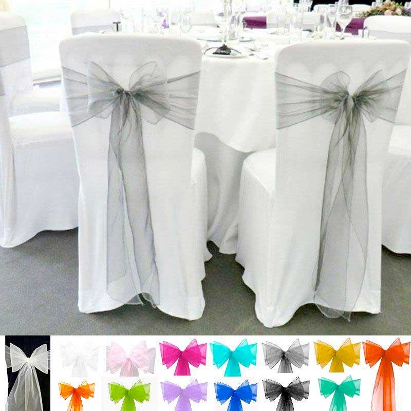 Rouleau Organza Sheer 25m X 29cm - Tissu Chemin De Table, Ceintures Chaise, Décoration Mariage Noël Fête - Trimming Shop