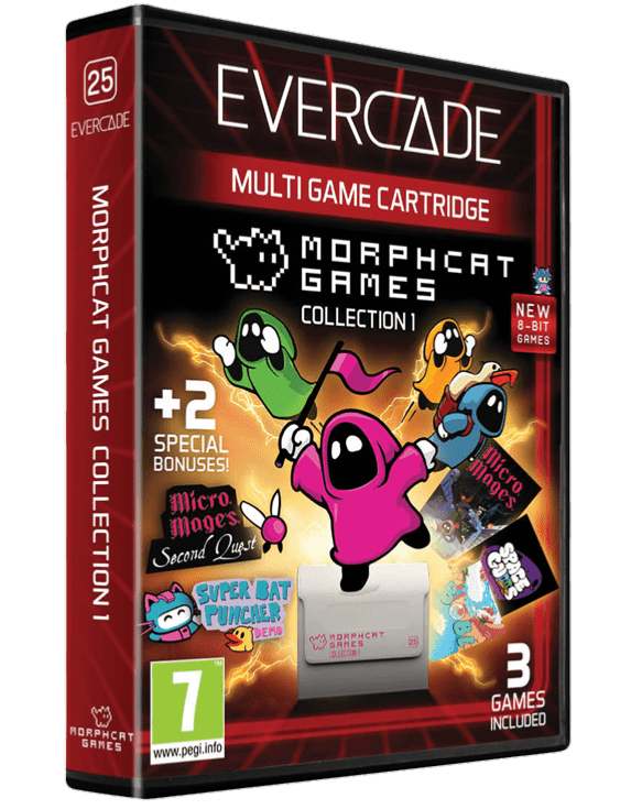 Blaze Evercade - Morphcat Cartridge 1 - Cartouche n° 25