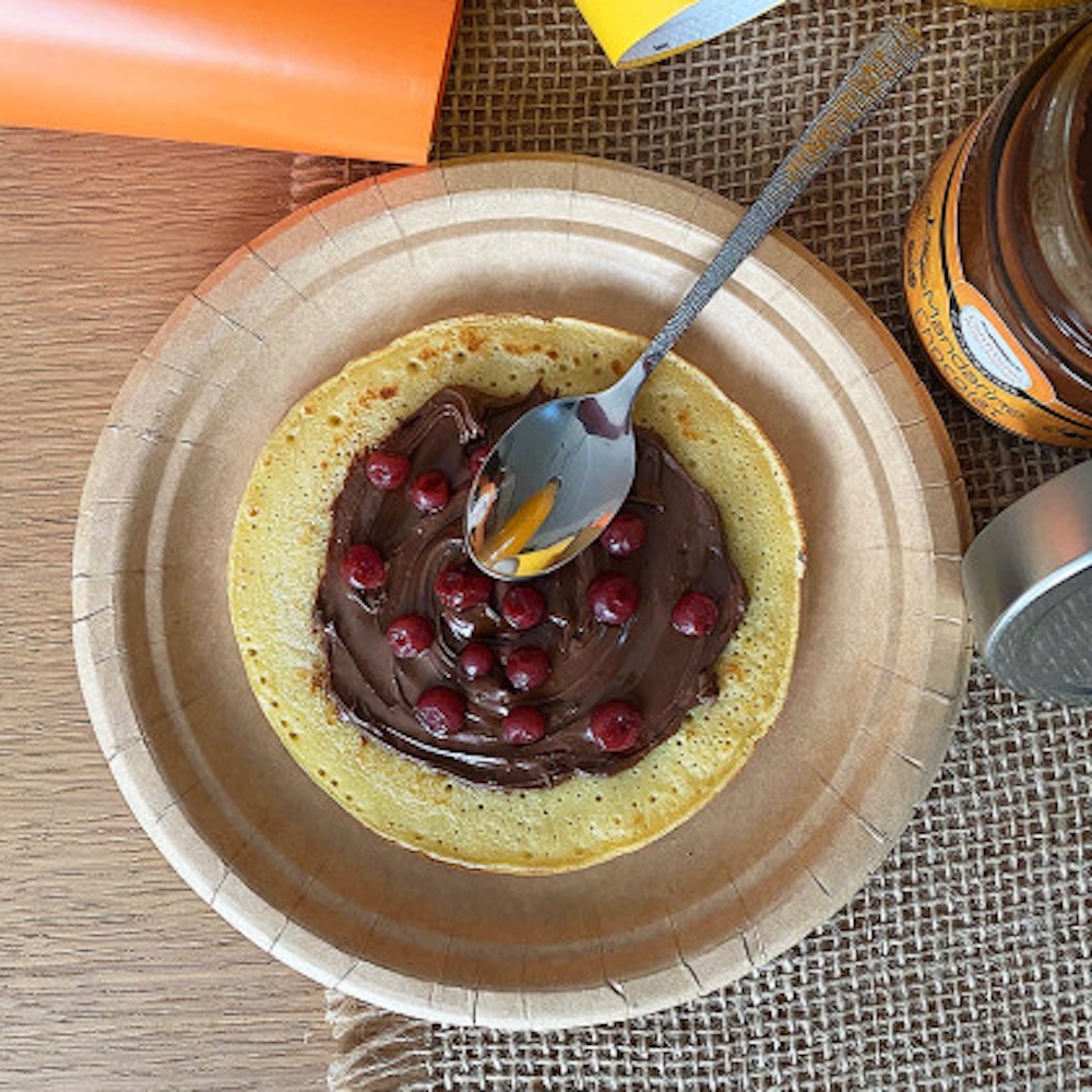 Set De 10 Assiettes En Kraft 23 Cm Bistrot Parisien - Marron - Kiabi