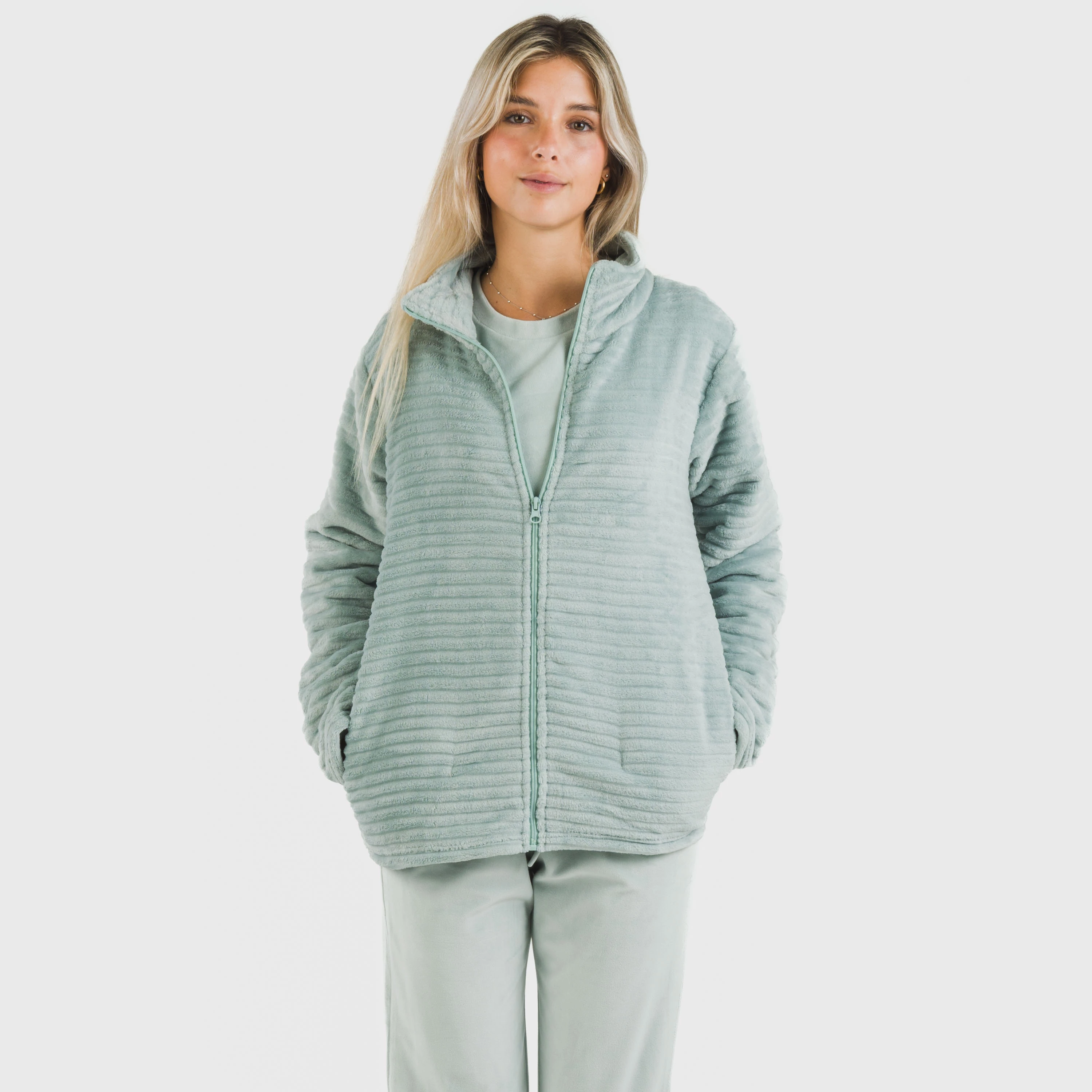 Sudadera Verde Menta Sudaderas Entretiempo Mujer BLONDA Sudadera