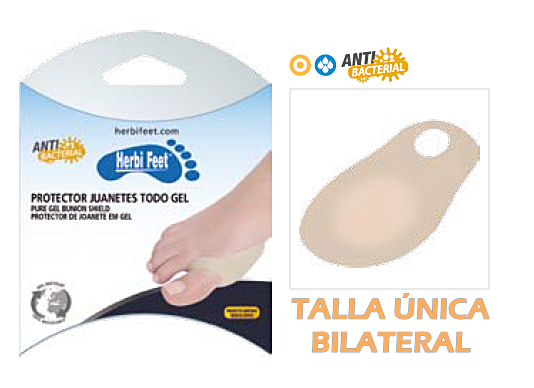 Herbi Feet Protector Juanete Elast Gel – Leichte Pflege Für Empfindliche Haut, Nicht Fettend, 50 Ml Tube