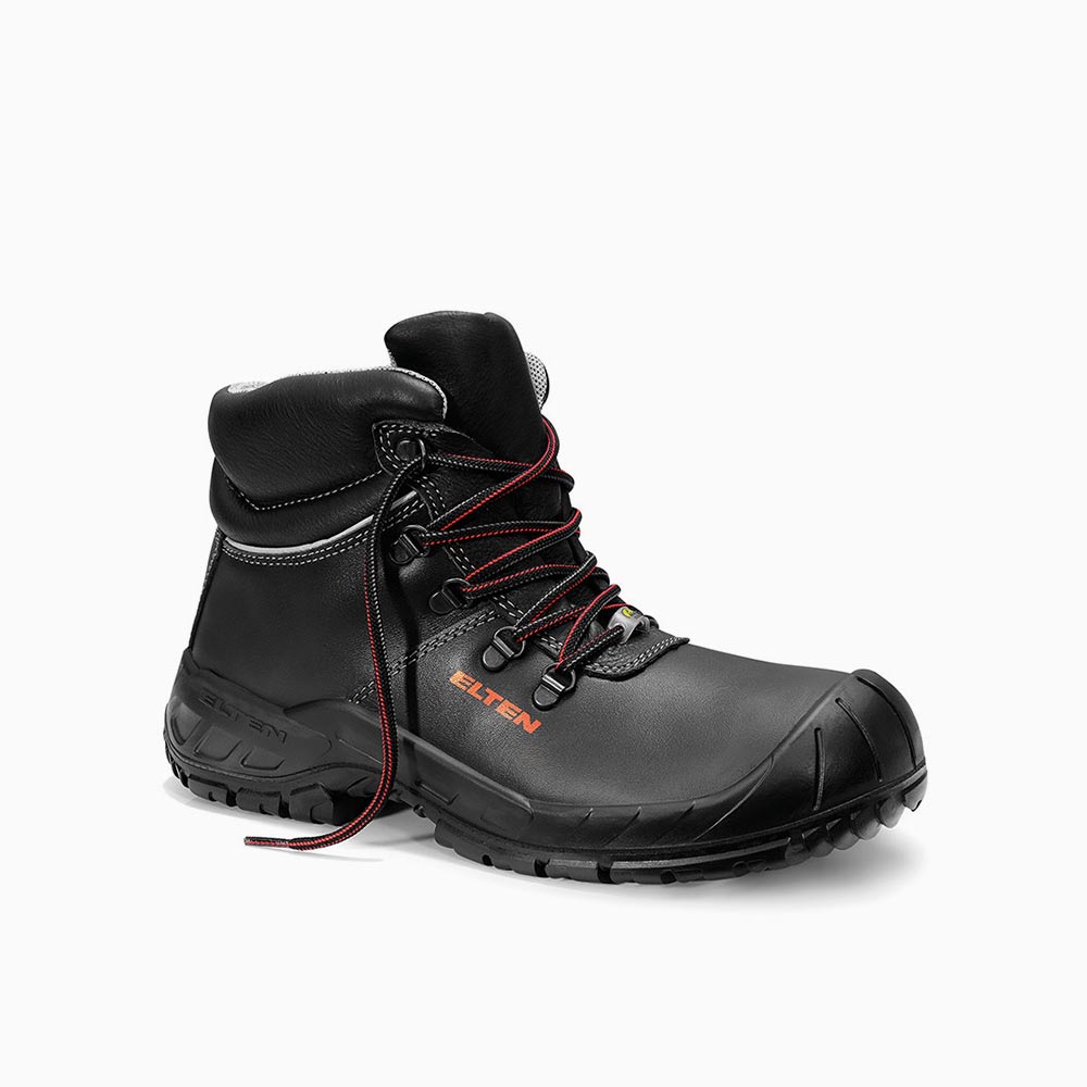 ELTEN Sicherheitsschuhe Daniel Pro Mid ESD S3 – Leichte Stahlkappenschuhe Für Arbeit & Beruf