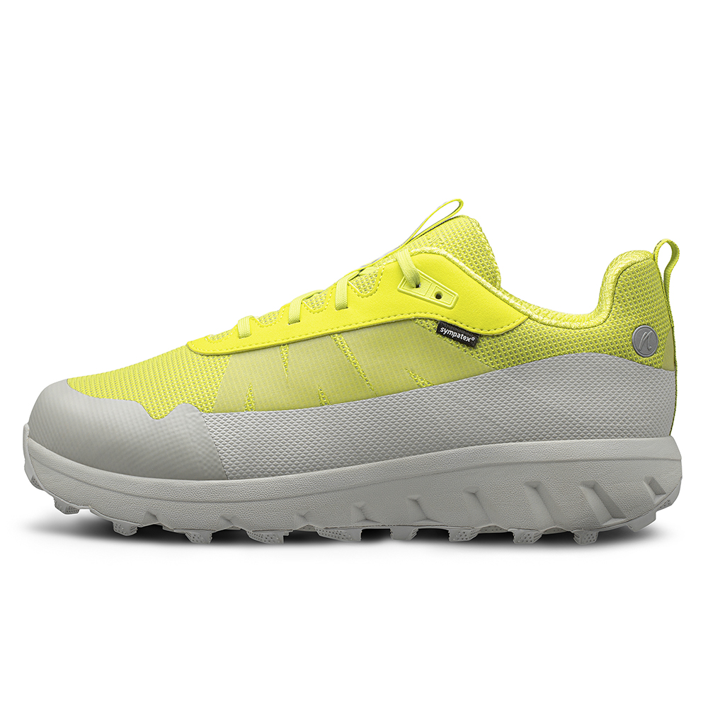 Explore Addict Grau-Gelb | Herren Speedhiking Wanderschuh wasserdicht