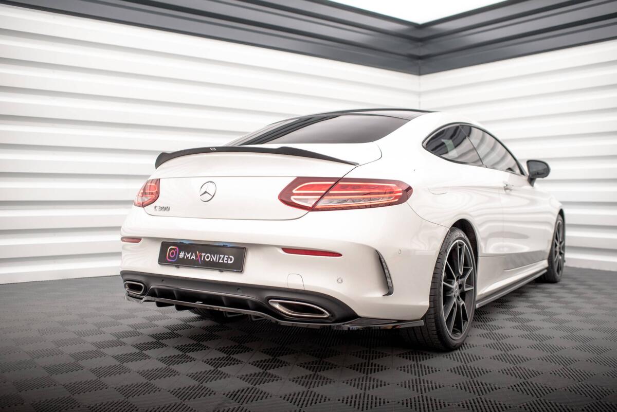 Heckspoiler Für Mercedes-Benz C-Klasse (W205) 180/200/260, Baujahr 2015–2024 – ABS, Klebend, Sportlich, Schützend, Schwarz