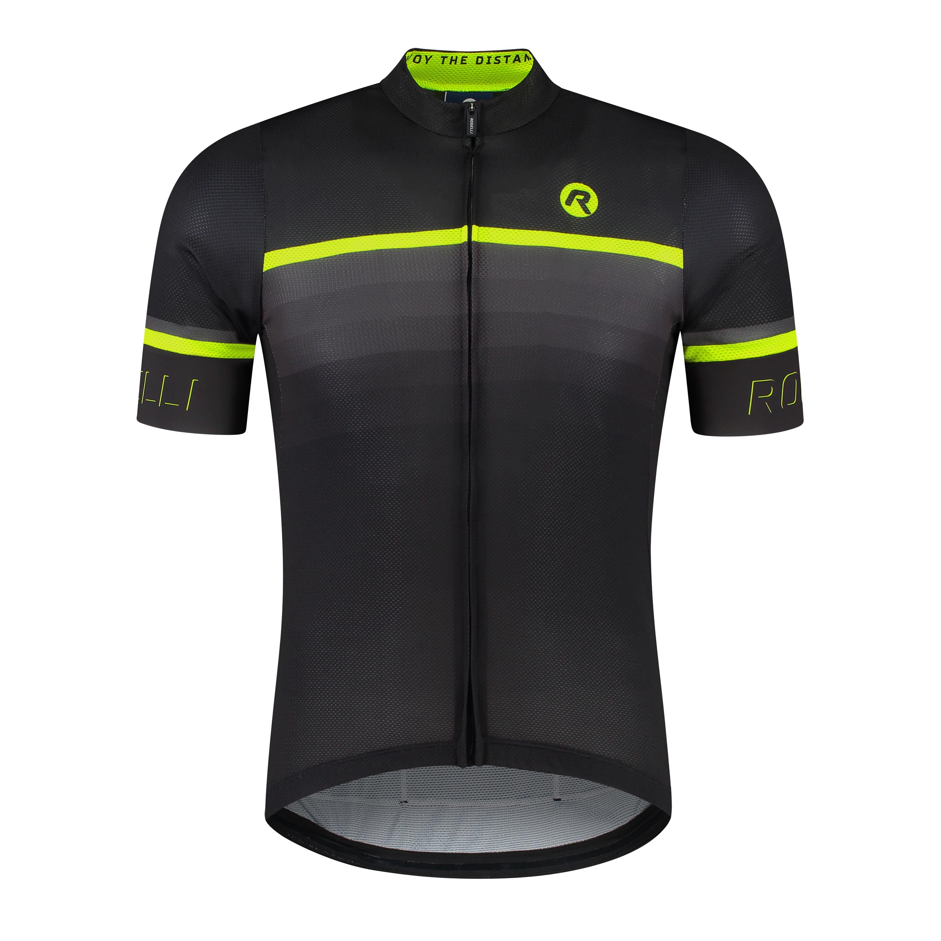 Rogelli Fietsshirt korte mouwen Rubik Heren Groen Oranje