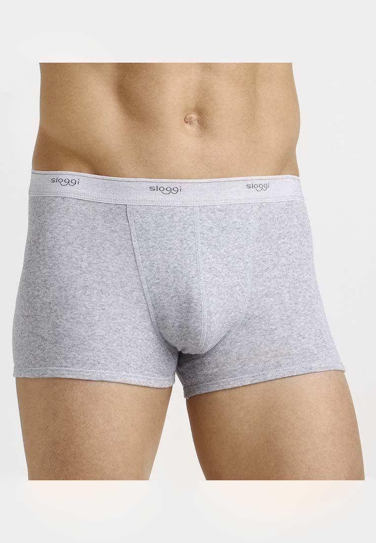 Slip Sloggi Mini Uomo – Bianco, Grigio E Nero (bi-pack, 2 Pezzi)