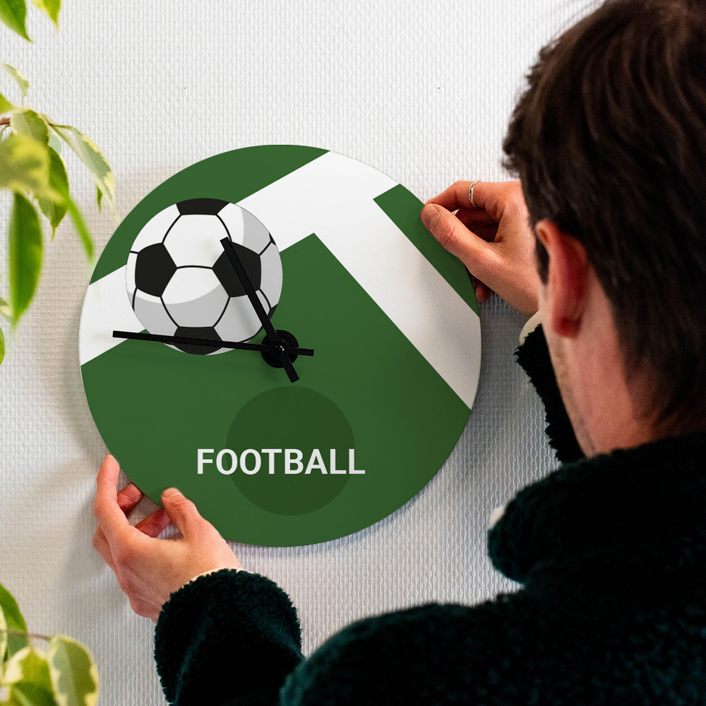 Joueurs de Football Contemporain DIY Horloge Murale surdimensionnée Jeu de Football Grande Horloge Montre Enfants Fans de Football Salon Décoration Murale Or 37 Pouces(90cm Joueurs de Football Contemporain DIY Horloge Murale surdimensionnée Jeu de Football Grande Horloge Montre Enfants Fans de Football Salon Décoration Murale Or 37 Pouces(90cm