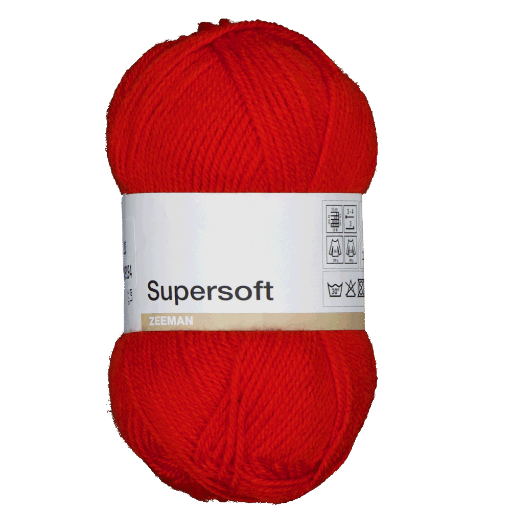Lot De 10 Pelotes De Laine Acrylique Crea – Couleur Brique Rouge, 50grs (neuf)