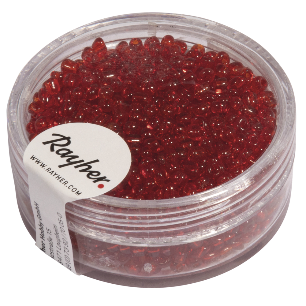 Rayher Delica Rocailles - Perline In Vetro Topazio Fumé, 2,2 Mm, 4g, Metalliche, Ideali Per Bigiotteria E Creazioni Fai Da Te