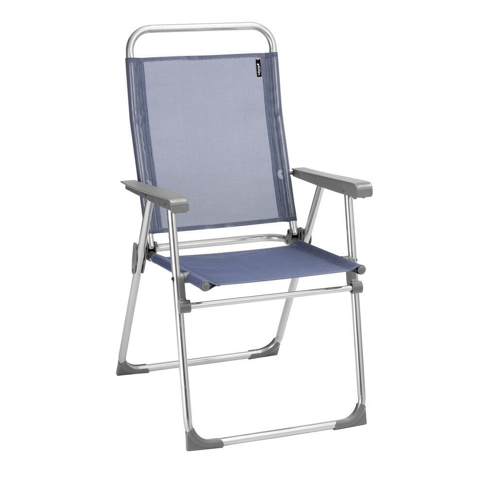Ultraleichter Klappstuhl Alu Victoria Batyline Iso Blau Ocean Alu Brut |  Lafuma Moebel