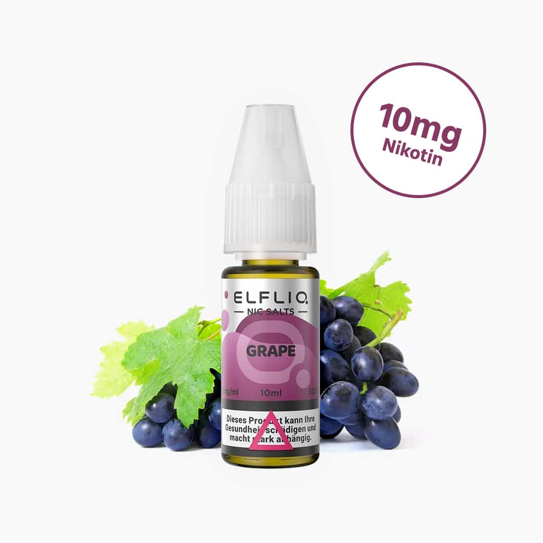 Elf Bar - ElfLiq | Grape / Grape Nicotine Salt Liquid (10mg)