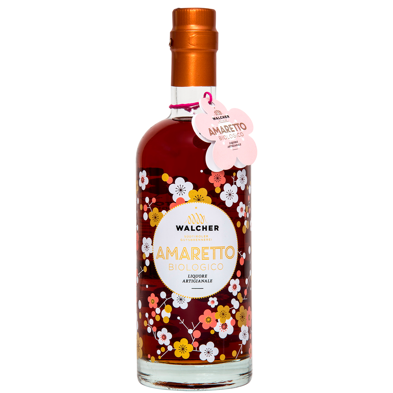Buy Amaretto bio-Flower by Walcher 28% Vol. 0.7 Liter online