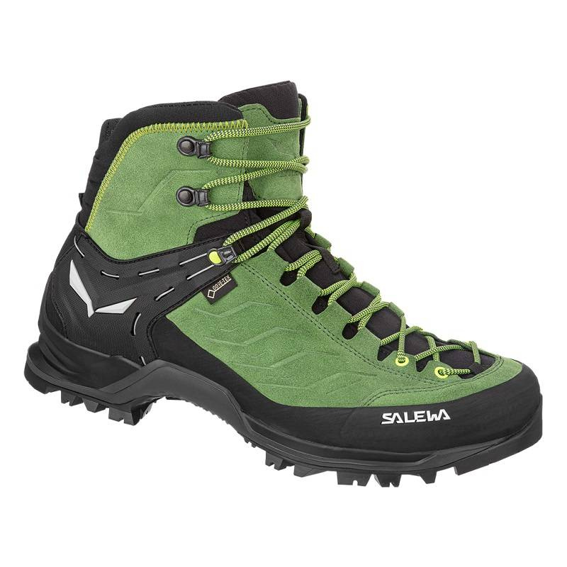 送料無料【SALEWA】日本未発売 ハイウエスト黄緑スノーパンツ M ビブ