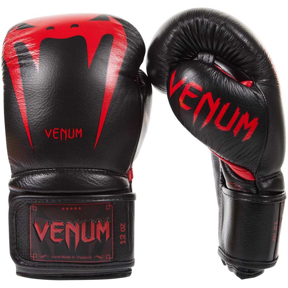 VENUM Boxing Gloves, Giant black-red, 16 Oz Boxing Gloves
