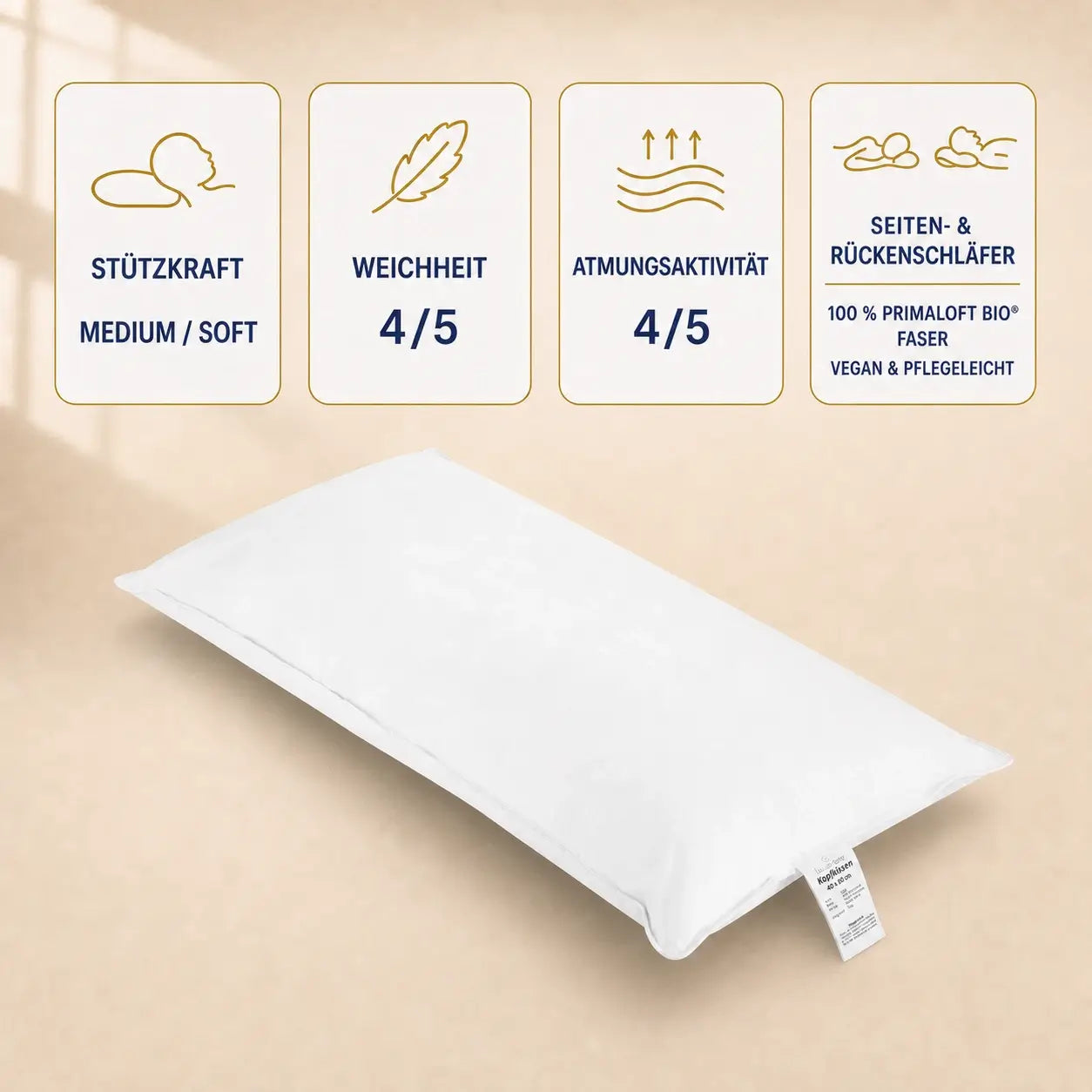 PrimaLoft Bio® Mikrofaser-Kissen