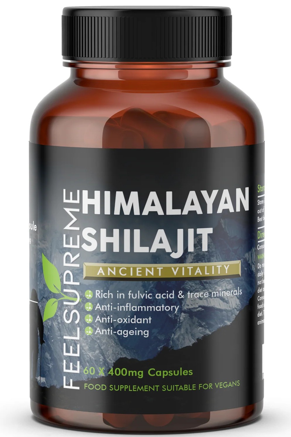 Shilajit Himalayen Pur 100% - Résine Naturelle Pour Énergie, Force & Performance