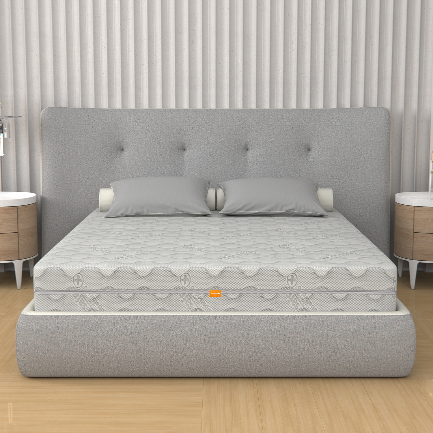 Neodream Materasso Full Size (190x99 Cm) – Ibrido 25,4 Cm Con Memory Foam E Molle Insacchettate, Supporto Bordi Rinforzato, Isolamento Dal Movimento, Sensazione Media, Certificato CertiPUR - 2