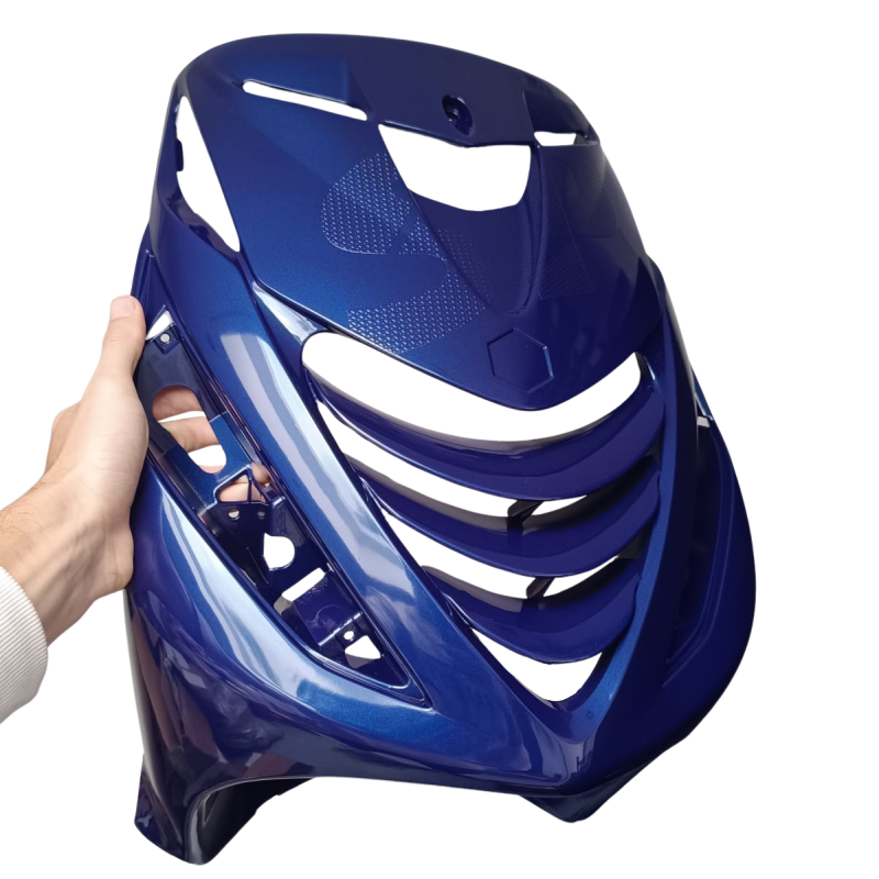 Piaggio Zip SP kappenset in Mediterranean BMW blue | De Scooter Shop