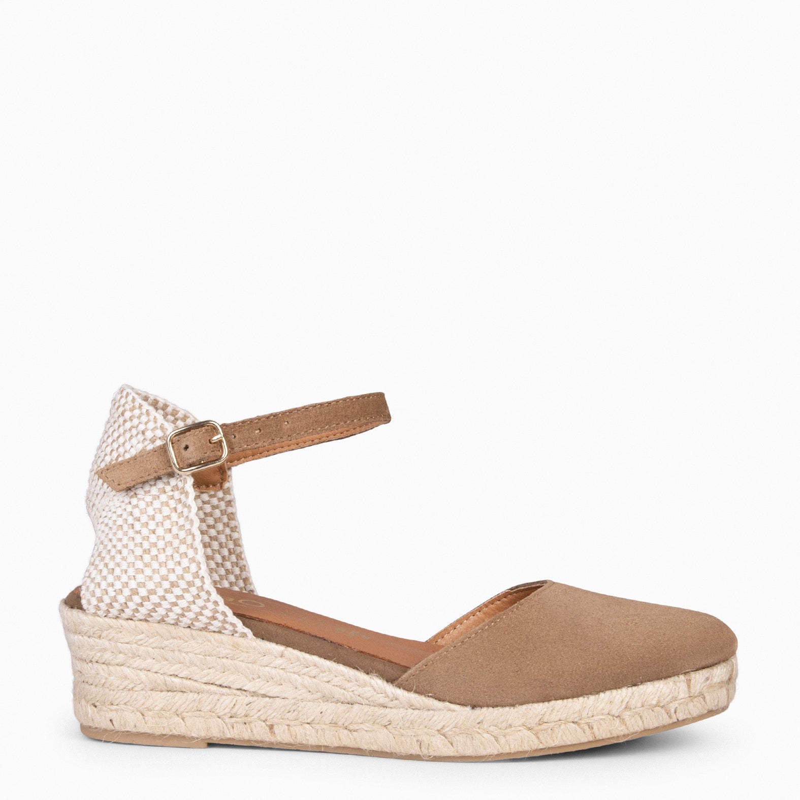 FORNELLS Espadrilles a talon TAUPE miMaO