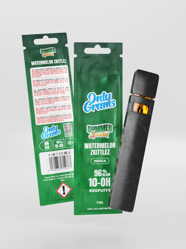 10hc Vapes Ultimate 10HC Vape Box 1ml inkl. Akkuträger - Collectors Edition  OnlyGrams Superior Einweg Vape