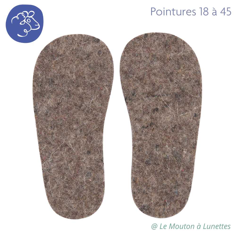 Semelles intérieures chaudes hiver - Kaps - Wool - laine de mouton - à