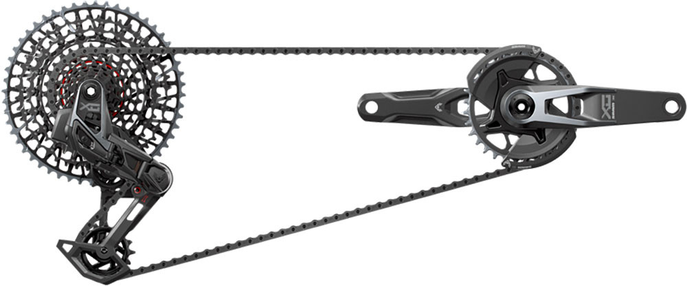 SRAM Gruppo X0 T-Type Eagle AXS Wide175mm 32 D